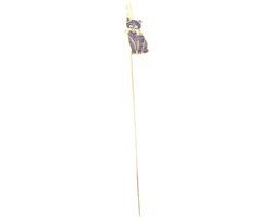 Behave® Boekenlegger katten poes kat paars emaille 14 cm