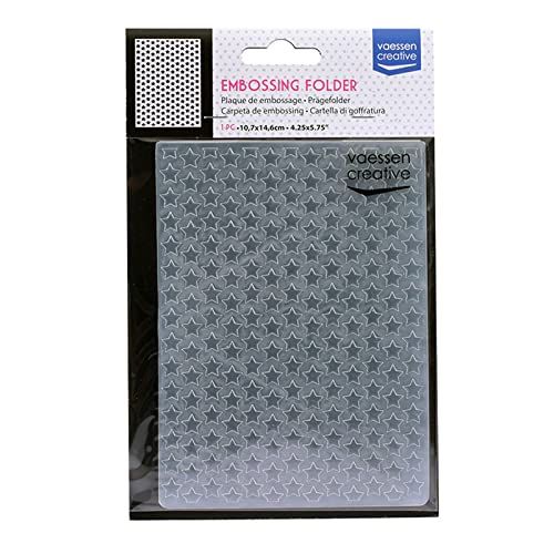 Vaessen Creative Embossing folder sterren
