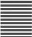 vidaXL Zebra Rolgordijn 120x150 cm Zwart