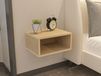 DOREX Table de chevet suspendue effet rotin