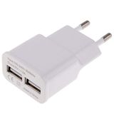 USB-adapter Huawei USB-adapter voor Huawei P Smart Z, dubbel stopcontact, 2 poorten, AC-oplader, wit (5 V-2 A) universeel