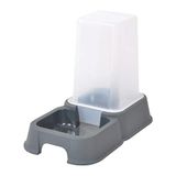 CODICO Waterdispenser, grijs + croquettes voor dier 3,5 l