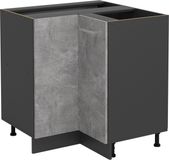 Vicco R-Line Hoekkast – 75.6 cm zonder werkblad Beton