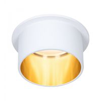 Paulmann Gil Coin LED Inbouwspot - Warm Wit - Wit/Goud - IP44