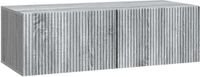 vidaXL Wandmontage TV-kast 98 x 41 x 30 cm Grijs sonoma Bewerkt hout