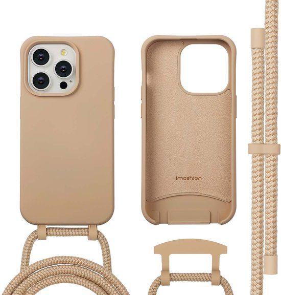 imoshion Color Backcover met afneembaar koord met MagSafe voor de Apple iPhone 14 Pro - Nude