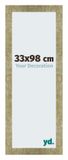 Your Decoration - Cadre puzzle 33x98 cm - Or antique