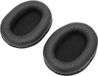 aladdien - Coussinets d'oreille de remplacement en tissu noir pour casque supra-auriculaire