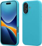 kwmobile telefoonhoesje geschikt voor Apple iPhone 17 - Hoesje met siliconen coating - Smartphone case in zeeblauw