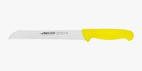 Arcos Serie 2900 - broodmes - lemmet nitrum roestvrij staal 200 mm - handvat polypropyleen kleur geel
