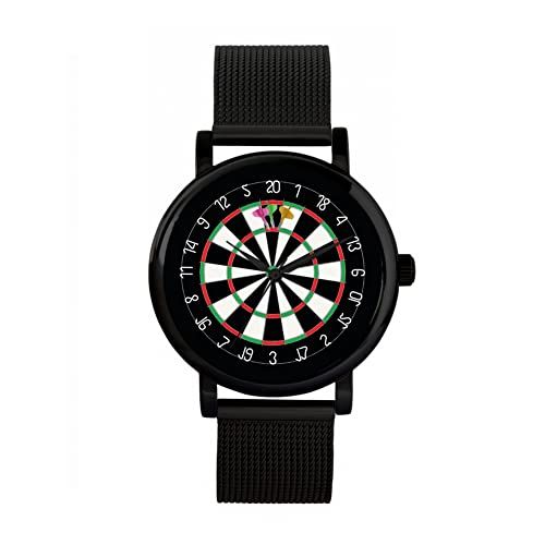 Toff London Meerkleurig dartbord 180 horloge - 5059911117777