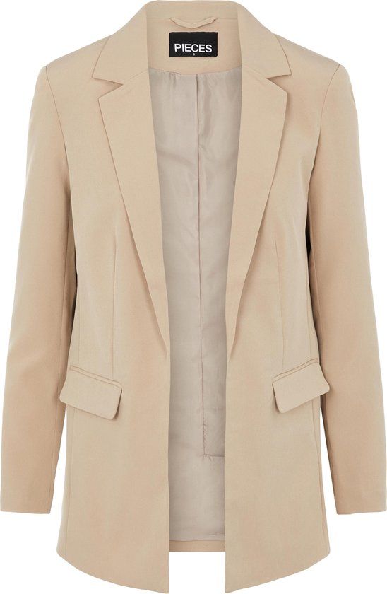 PIECES PCBOZZY LS LOOSE BLAZER NOOS BC - Silver Mink - L