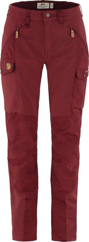 Fjällräven Nikka Curved Broek Dames - Bordeaux Rood - Maat 38 - Herfst/Winter 2023