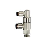 RIEGLER 107067-67.038-8 stopventiel pneumatisch bediend, G 3/8, stekkeraansluiting 8/4, 1 st.