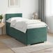 Maison Exclusive - Lit boxspring avec matelas vert foncé 90 x 200 cm velours