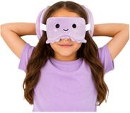 Puckator Relaxeazzz Relaxeazzz Reis set - Octopus knuffel / reiskussen / slaapmasker - voor kinderen - in vliegtuig of auto