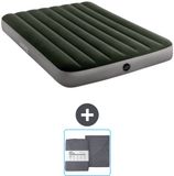 Intex Luchtbed - Twijfelaar - 137 x 191 x 25 cm - Groen