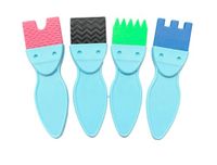 Liderpapel Knutselspons in de vorm van EVA-rubber (kwast 4 stuks)