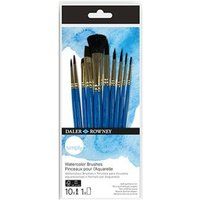 Daler Rowney Simply Aquarel Borstelset - 10 Stuks