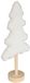 Feeric Lights & Christmas Sapin décoratif en sherpa beige, hauteur 34 cm