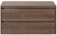 BES LED Dante Badmeubelset 100 cm - Tabacco - Wastafelbovenblad