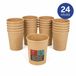 Spies Trading Bekers karton 120 ml – 24 Stuks – Bruin
