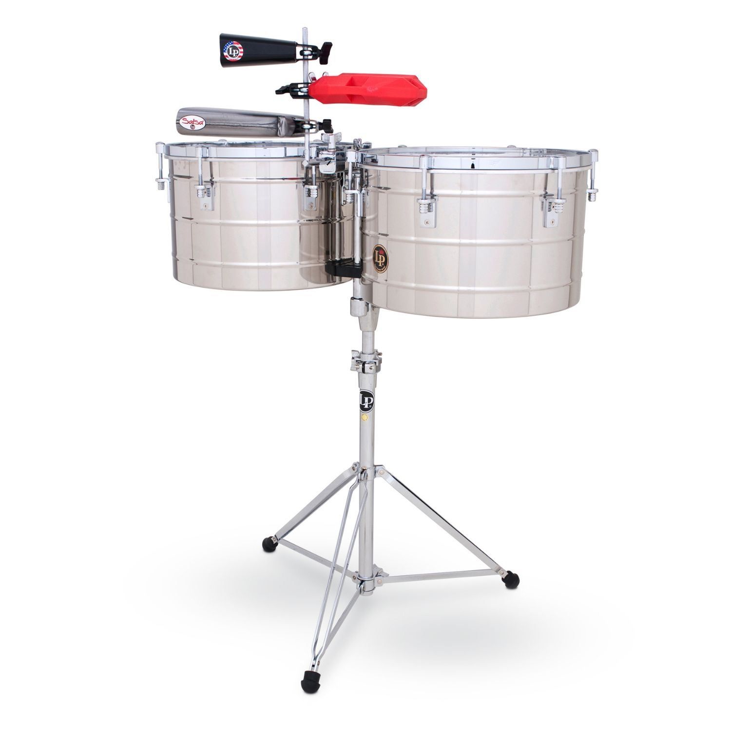 LP Latin Percussion LP258-S Tito Puente Thunder Timbs Roestvrij Staal 15"/16"