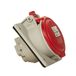 LEGRAND CEE 32A inbouwstopcontact, rood 4-polig (3P+PE), 6 uur (400 V/32 A), beschermingsklasse IP44, IK09 & hellingshoek van 15 graden, 090165