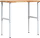 vidaXL Werkbank rechthoekig 100x60x(73-99,5) cm massief acaciahout