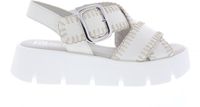 Gabor Sandales pour femmes 84.751.20 Best Fitting Off White Suède Sandales plates