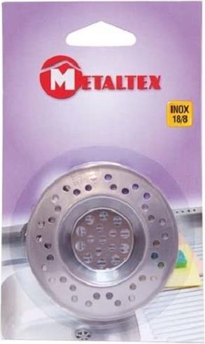 Metaltex Gootsteenfilter Universeel 7 Cm Rvs Zilver