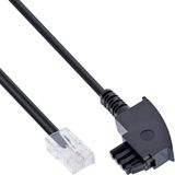 InLine 18502 telefoonkabel 2 m Zwart