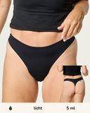 moodies period undies Moodies incontinentie ondergoed - string laser-cut - licht kruisje - maat M - Zwart