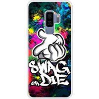 Samsung Galaxy S9 Swag or die Verstevigd hoesje met sublimatie bedrukking