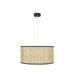 Hanger Natasha Zwart Riet Hanglamp 2xE27 50x50cm