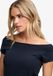Superdry Athletic Essentials Off Shoulder Top Coupe ajustée Femme T-shirts Bleu Coton/Polyester Taille 14