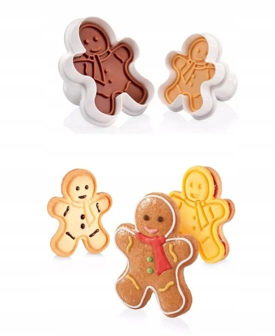 Tescoma Kerstkoekjes Uitsnijders met Stempel (2 stuks)