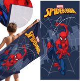 Strandhanddoek MARVEL Spider-Man Marineblauw Strandlaken