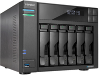 Asustor LOCKERSTOR 6 NAS - Intel Celeron N5105 - 8GB RAM - 6-Bay - Black