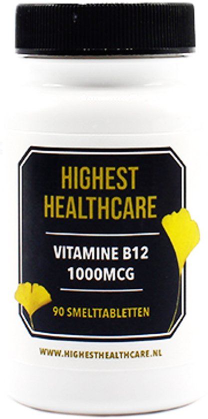 Highest Healthcare Vitamine B12 1000mcg Smelttabletten