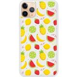 Apple Bedrukt siliconen hoesje compatibel met iPhone 11 Pro Fruits tropicaux