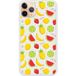 Apple Bedrukt siliconen hoesje compatibel met iPhone 11 Pro Fruits tropicaux