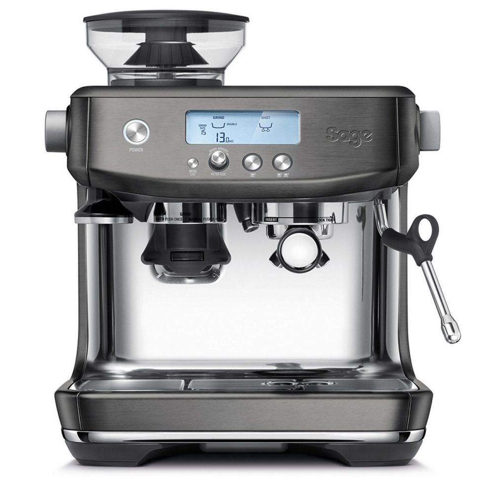 Sage the Barista Pro Espresso Machine - Black Stainless Steel - Fully Automatic