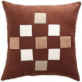 Kinzler K-10005/99-4 Suede kussenhoes, 40 x 40 cm, bruin