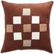 Kinzler K-10005/99-4 Suede kussenhoes, 40 x 40 cm, bruin