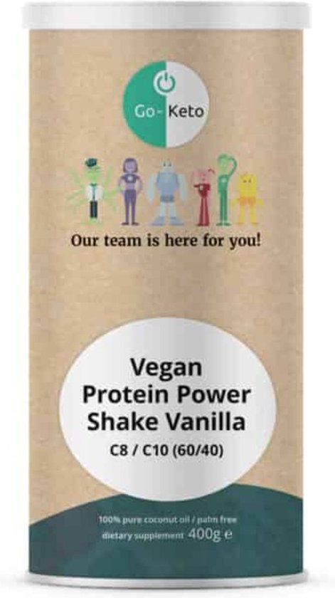 Go-Keto MCT Keto Protein Powder Vanilla 400gr