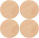 Merkloos Houten schijven/cirkels/rondjes - 4x - dia 9 cm - Hobby/knutselmateriaal - zelf beschilderen