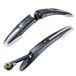 TOPEAK Unisexe Defender M1 & M2 set de garde-boue, Noir, taille unique UE