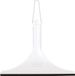 Wenko Essuie-glace de douche - 17 x 23 cm - Blanc - Caoutchouc - Plastique