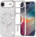 Techsuit Luxury Glitter Back Cover - Geschikt voor MagSafe - Zilver